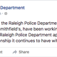 Raleigh Police Department/Facebook screenshot
